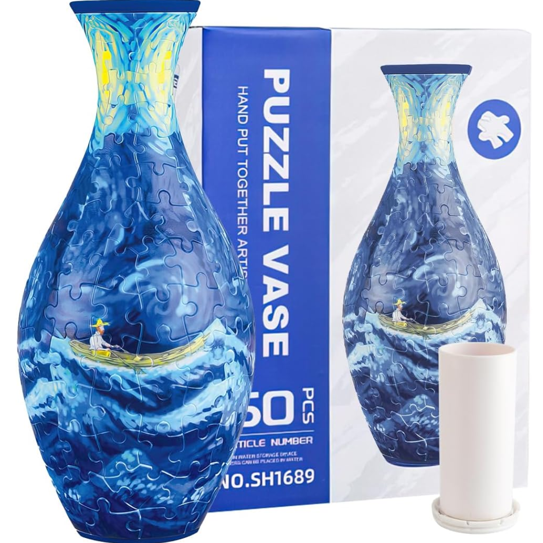 Puzzle 3D de florero